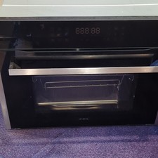 CDA VK703 Built-In Convection/Steam Combo Oven Touch Control Black Glass