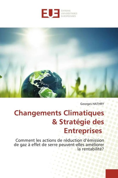Georges Hathry | Changements Climatiques & StratéGie Des Entreprises | Buch-image