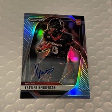 2025 Panini Prizm Draft Picks - Xzavier Henderson Auto #15 Silver Prizm Auto RC