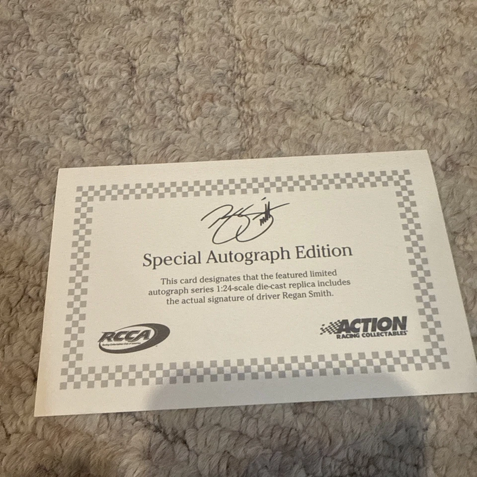 1:24 Acción 2013 #7 Goody's Camaro Jr Motorsports Regan Smith certificado de autenticidad autografiado Foto 4 de 4