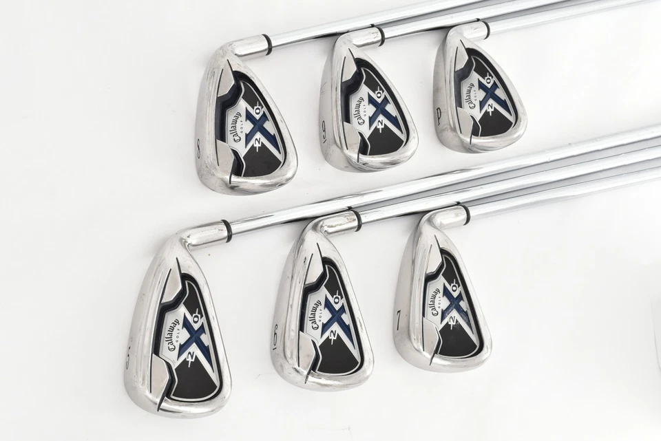 Callaway X-20 6p 5-6-7-8-9-Pw RH Golf Men Club Iron Set NSPRO 950GH Stiff Flex - Image 3 of 4
