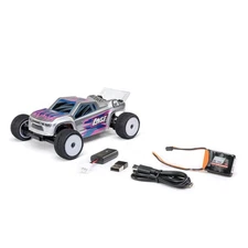 LOS-1392T2 MICRO-T 1/28 2WD SILVER RTR