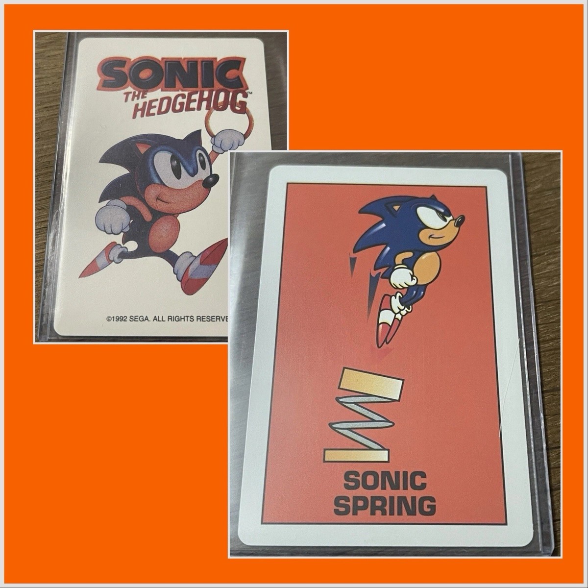 Rare Vintage 1992 SEGA Sonic The Hedgehog 1990s Card Game Rare Vintage 1992 SEGA Sonic The Hedgehog 1990s Card Game