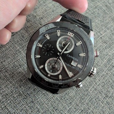 TAG Heuer Carrera CAR201Z.FT6046 Heuer 01 Automatic Chronograph Watch 43mm