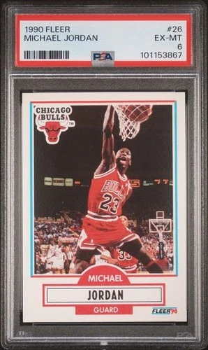 Jordan 1990 Fleer Jordan #26