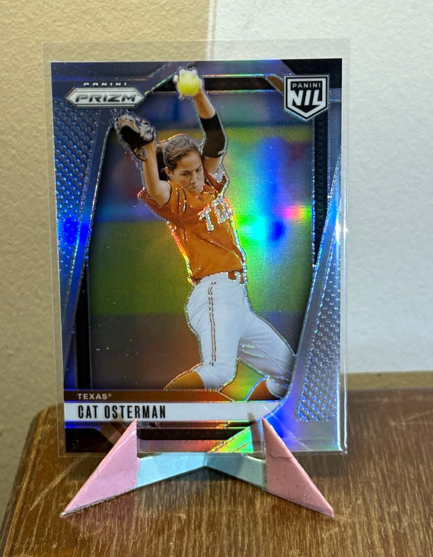 2025 Panini NIL Univ of Texas Cat Osterman Silver Prizn #13
