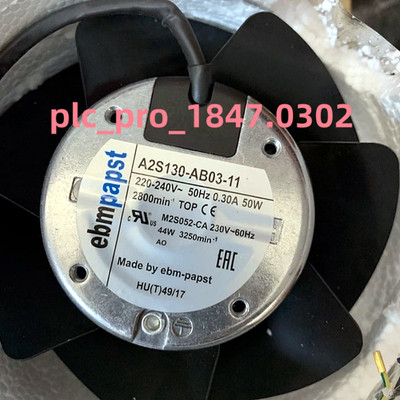 1PCS New Ebmpapst A2S130-AB03-11 Inverter Fan 22-240V 50W 2-Wire Fast Delivery