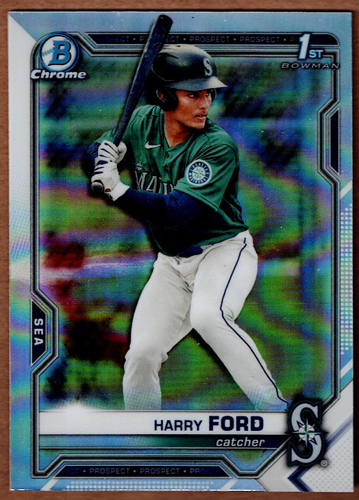 2021 Bowman Draft Chrome Refractor #BDC-1 Harry Ford 1st Bowman