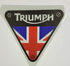 Triumph Motorrad Dreieck Aufkleber 8 x 7 cm Sticker