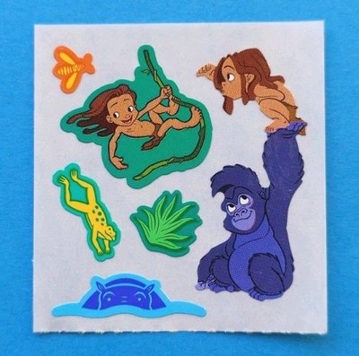 Stickeralbum Sticker Vintage 90er Jahre Sandylion Papier Kromekote Disney Tarzan