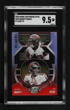 2020 Contenders Optic X's and O's Shaquil Barrett Tom Brady SGC 9.5 Mint+ 12hl