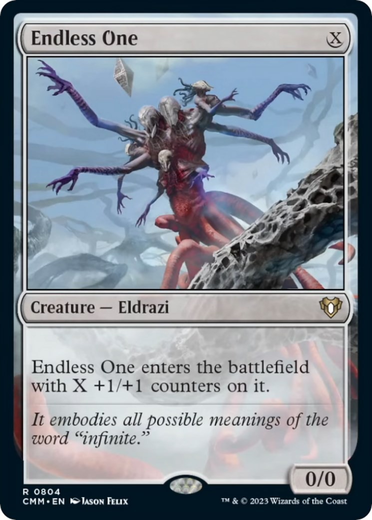 Endless One Commander Masters Rare 804 NM Magic Card