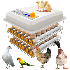 Egg Incubators for Hatching 90-120 Eggs w Automatic Egg Turning Humidity Monitor