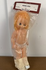 Vintage Fibre-Craft 13 Angel Doll 3049P-01 Blonde Hair Blue Eyes NOS Sealed