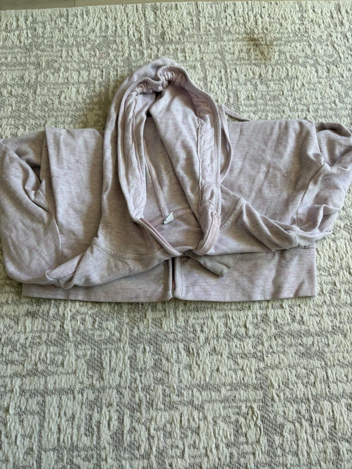 Mujer Uniqlo Cremallera Completa Atlética Ligera Pequeña Sudadera con Capucha Algodón Niños XS Foto 4 de 4