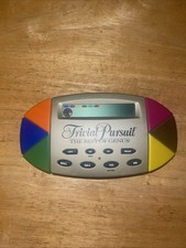Trivial Pursuit The Best of Genus Electronic Handheld Portable Game 1997 TESTED