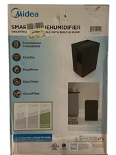 Midea 50-Pint EnergyStar Smart Dehumidifier - Black - MAD50PS1WBL NEW