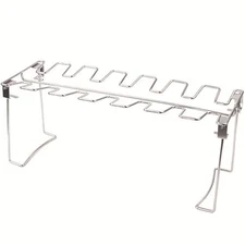 Stainless Steel Drumstick Roasting Rack Chicken Leg Rack for Barbecue Grill