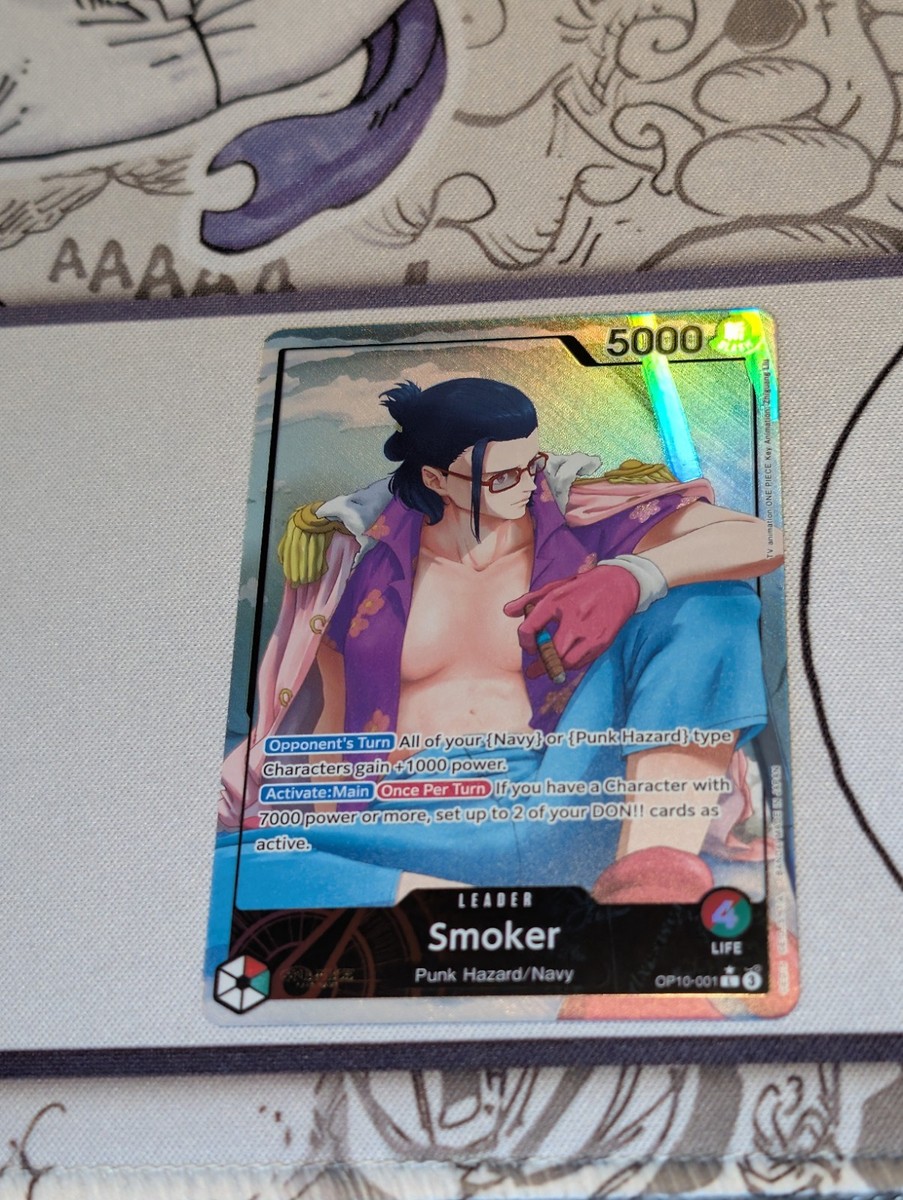 Smoker Leader Alt Art OP10-001 Royal Blood Parallel Rare One Piece