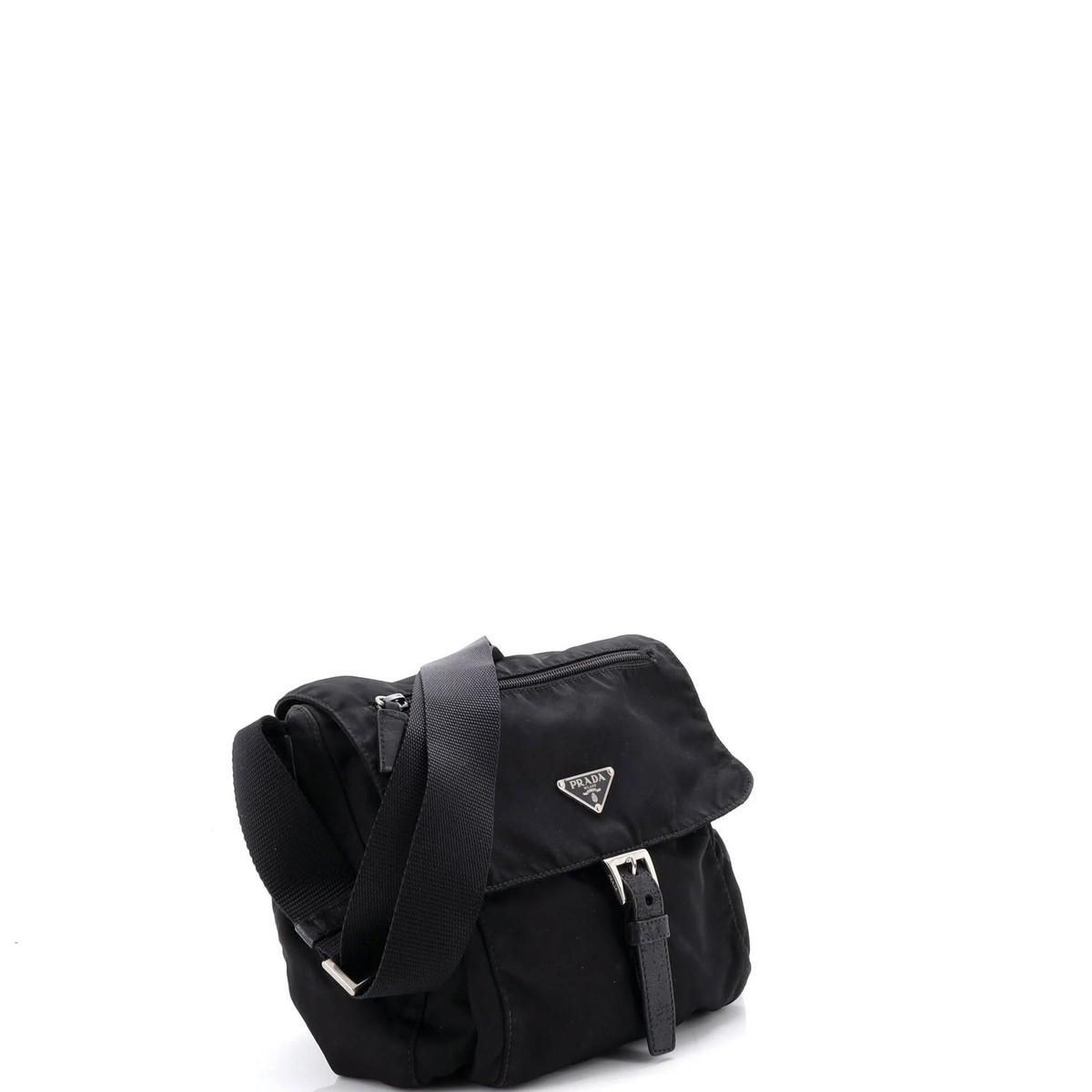 Prada Buckle Messenger Bag Tessuto Small | eBay