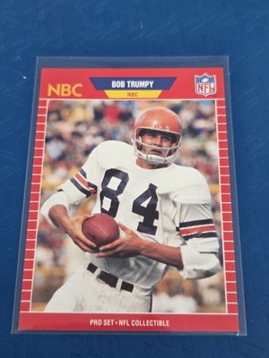 1989 Pro Set Announcer Collectibles #26 Bob Trumpy Bengals FOOTBALL Card 8M