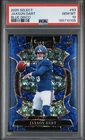 2025 Panini Select - Jaxson Dart #93 Blue Disco 1/25 (RC) PSA 10-POP 1