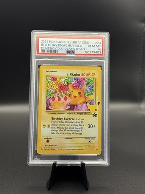 2021 Pokemon Celebrations 25th Year Anniversary Pikachu Birthday