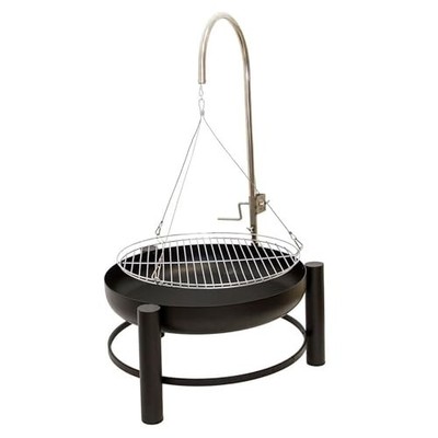 Lemodo Schwenkgrill Feuerschale Holzkohlegrill
