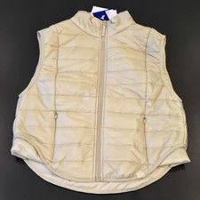 Joy Lab Puffer Vest Women's XS Butter Yellow Full Zip Quilted Winter New W/ Tags