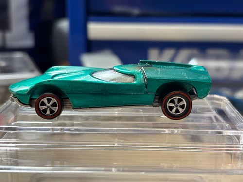 1969 Hot Wheels Redline Aqua Turbofire Restored