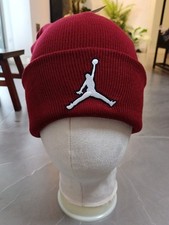 Jordan Outdoor Thermal Stretch Knit Hat Red with White Logo