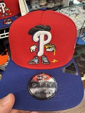 New Era Philadelphia Phillies 9Fifty A Frame Snapback Cap Rotes Maskottchen