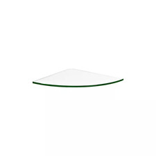 12 In. X 12 In. X 5/16 In. Glass Line Corner Shelf in Clear