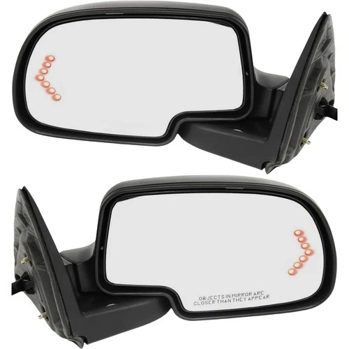 Power Mirror Set For 2003-06 Silverado 1500 with Signal and Puddle Light Heated