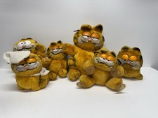 Vintage 1980s Garfield Plush Lot Of 6