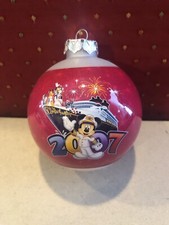 DISNEY CRUISE LINE 2007 CAPTAIN MICKEY MOUSE GLASS BALL CHRISTMAS ORNAMENT