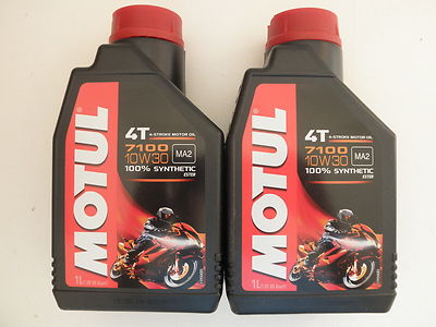 MOTUL MOTORÖL 7100 4T 10W-30 MA2 ESTER 100% SYNTHETISCH MENGE 2 LITER