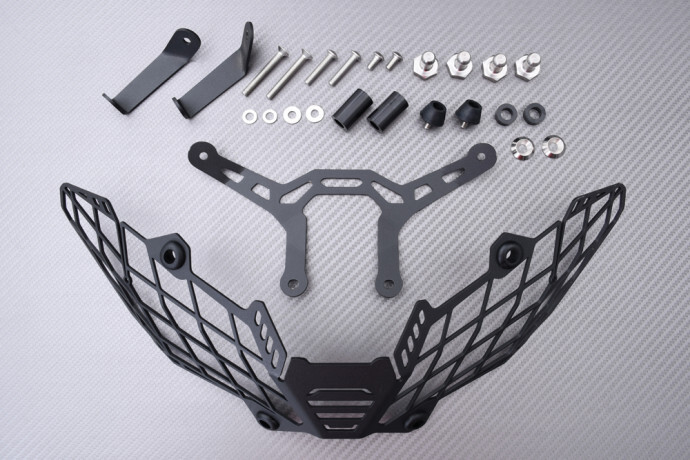 Grille de protection de phare en alu CNC pour Yamaha Tracer 9 GT 2021-2024