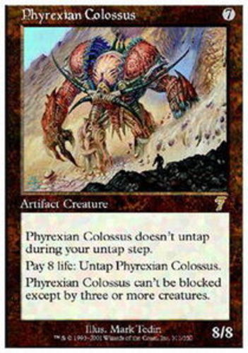 Phyrexian Colossus ~ Lightly Played 7th Edition Seventh MTG Magic UltimateMTG Ar