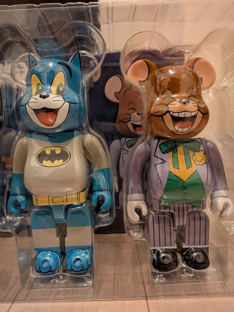 BE@RBRICK Tom And Jerry Batman Joker 400% 100% Medicom Toy