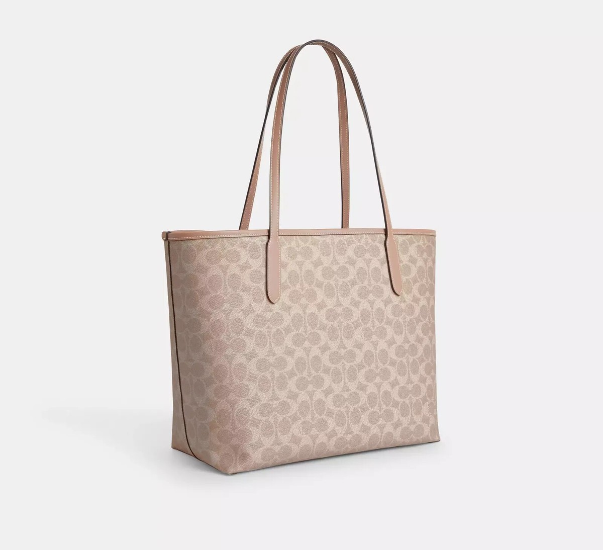 NWT Coach City Tote Bag In Signature Canvas CV976-signature