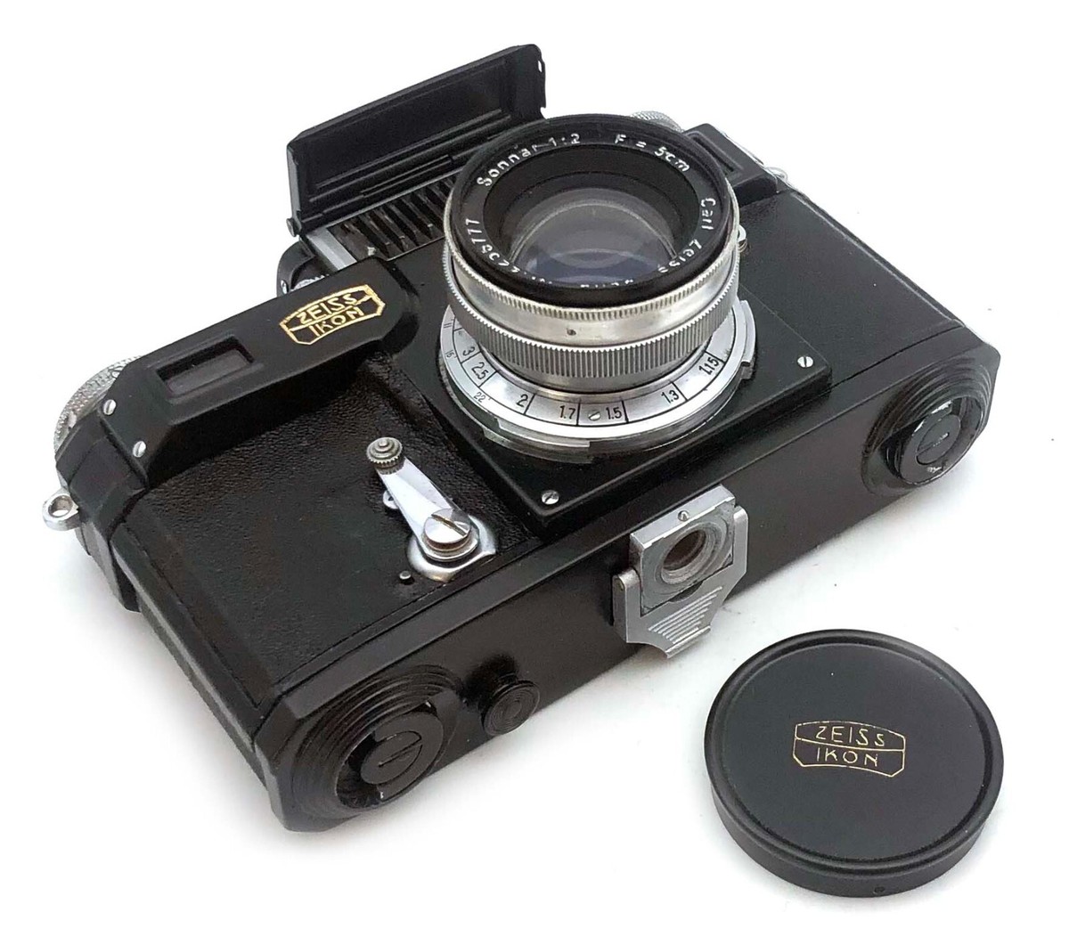 Soviet copy of Contax III Zeiss Ikon BLACK camera with Sonnar 2