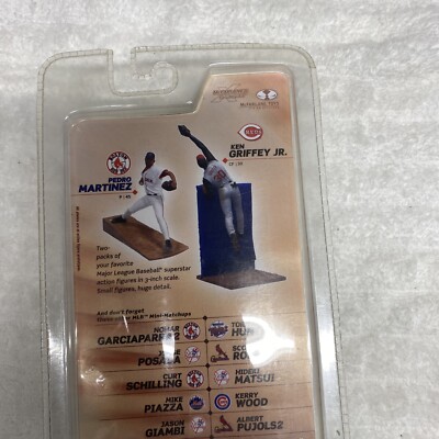 Ken Griffey Jr & Pedro Martinez McFarlane Mini MLB Authentic