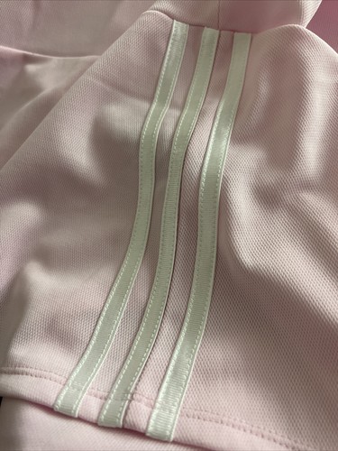ADIDAS PINK GIRLS DRESS LARGE L 14 NWT 3 STRIPE NEW MSRP $40 - Picture 3 of 8