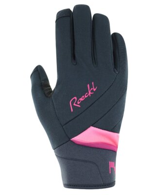 Roeckl Waldau 2 Damen Winter Fahrrad Handschuhe lang schwarz/pink 2025