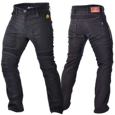 Jeans Moto Pour Hommes Parado Slim Fit Noir Trilobite