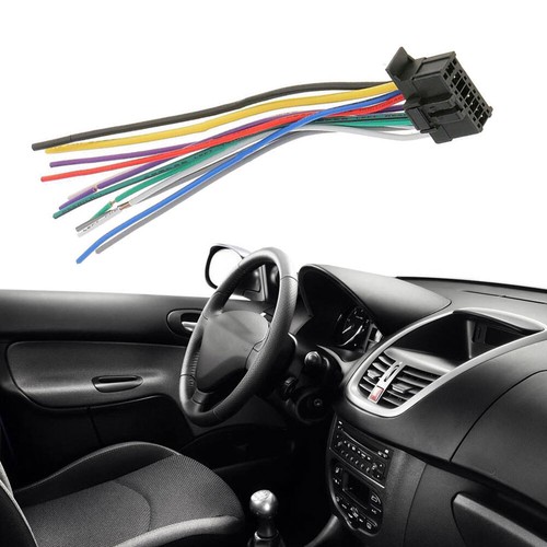 Lettore CD stereo automatico 16 pin cablaggio cablaggio spina cavo radio cavo adattatore cavo - Foto 7 di 12