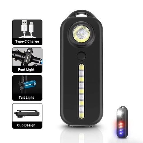 Llavero Mini Linterna LED 5 Modos de Iluminación Portátil Multifuncional Clip Usb - Imagen 10 de 11
