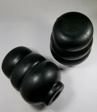 REAR AXLE RUBBER BUMP STOP RADIUS ARM SET OF 2 PAIR VOLKSWAGEN T2 BUS 1967-1979