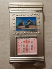 Accendino epoca anni 80 antivento (CON DATARIO MESE E GIORNI) ottimo conservato